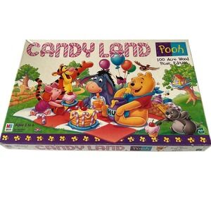 Candy Land Pooh 100 Acre Wood Picnic Edition Board Game Hasbro 2002